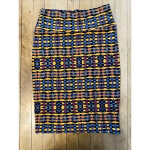 LulaRoe Skirt Women’s Small Colorful Pencil Midi Great Shape